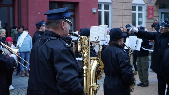 Zdjęcie z uroczystości niepodległościowych w Ciechanowie