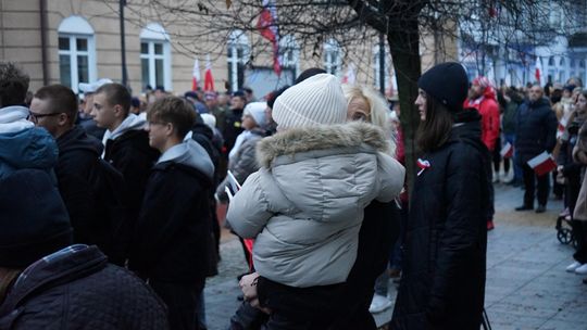 Zdjęcie z uroczystości niepodległościowych w Ciechanowie