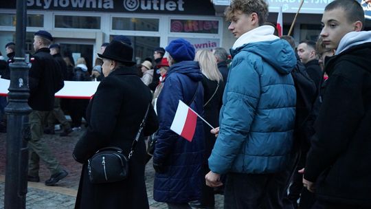 Zdjęcie z uroczystości niepodległościowych w Ciechanowie