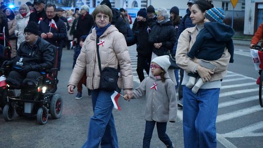 Zdjęcie z uroczystości niepodległościowych w Ciechanowie
