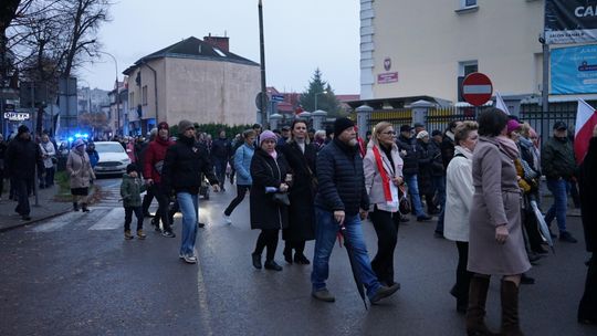 Zdjęcie z uroczystości niepodległościowych w Ciechanowie
