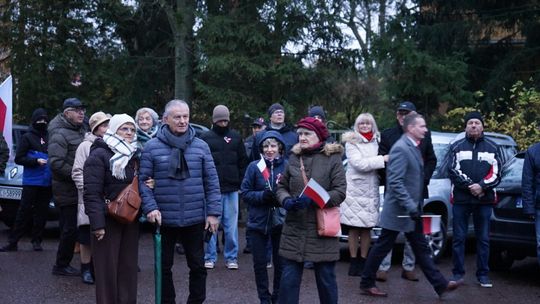 Zdjęcie z uroczystości niepodległościowych w Ciechanowie