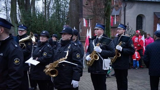 Zdjęcie z uroczystości niepodległościowych w Ciechanowie