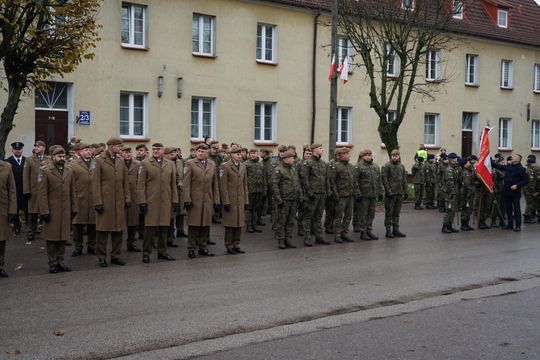 Zdjęcie z uroczystości niepodległościowych w Ciechanowie