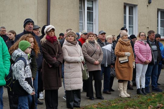 Zdjęcie z uroczystości niepodległościowych w Ciechanowie