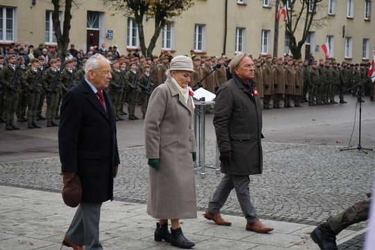 Zdjęcie z uroczystości niepodległościowych w Ciechanowie
