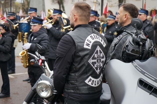 Zdjęcie z uroczystości niepodległościowych w Ciechanowie