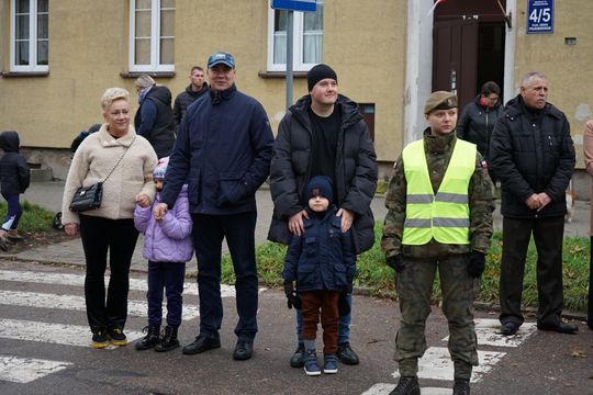Zdjęcie z uroczystości niepodległościowych w Ciechanowie