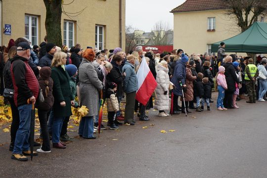 Zdjęcie z uroczystości niepodległościowych w Ciechanowie