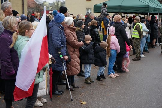 Zdjęcie z uroczystości niepodległościowych w Ciechanowie