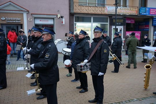 Zdjęcie z uroczystości niepodległościowych w Ciechanowie