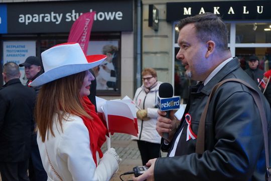 Zdjęcie z uroczystości niepodległościowych w Ciechanowie