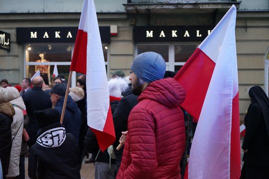 Zdjęcie z uroczystości niepodległościowych w Ciechanowie