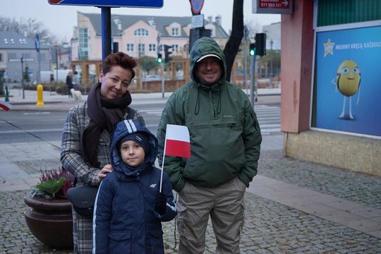 Zdjęcie z uroczystości niepodległościowych w Ciechanowie