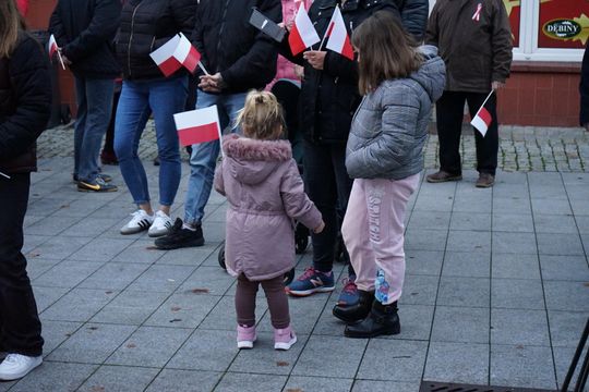 Zdjęcie z uroczystości niepodległościowych w Ciechanowie