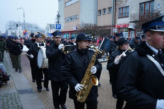Zdjęcie z uroczystości niepodległościowych w Ciechanowie