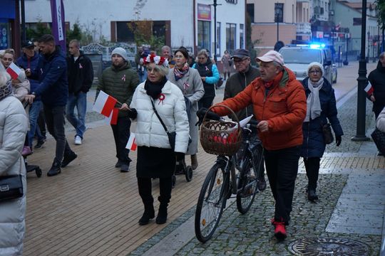 Zdjęcie z uroczystości niepodległościowych w Ciechanowie