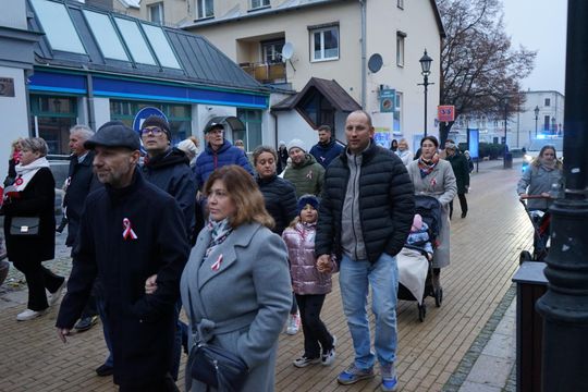 Zdjęcie z uroczystości niepodległościowych w Ciechanowie
