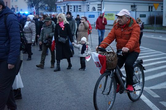 Zdjęcie z uroczystości niepodległościowych w Ciechanowie