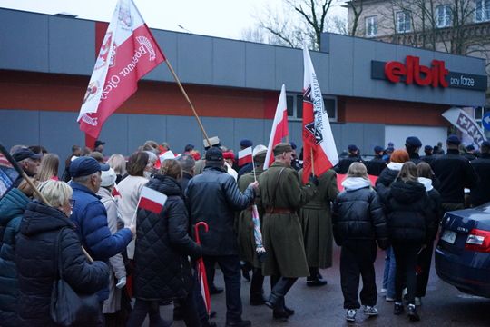 Zdjęcie z uroczystości niepodległościowych w Ciechanowie