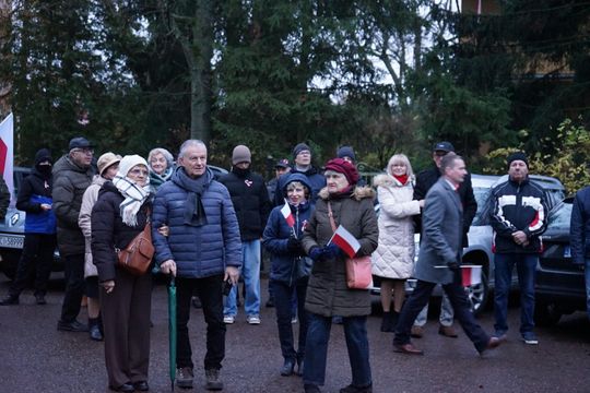 Zdjęcie z uroczystości niepodległościowych w Ciechanowie