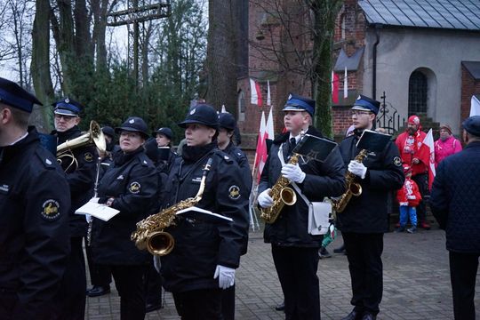 Zdjęcie z uroczystości niepodległościowych w Ciechanowie