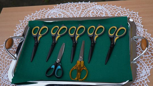 Przecięcie wstęgi z okazji uruchomienia gazociągu w Gąsocinie