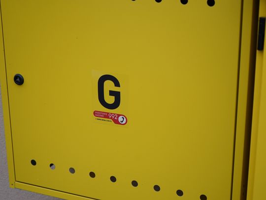 Przecięcie wstęgi z okazji uruchomienia gazociągu w Gąsocinie