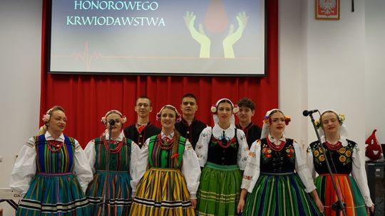 Zdjęcie z X Gali Honorowego Krwiodawstwa w Ciechanowie