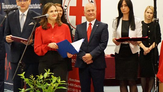 Zdjęcie z X Gali Honorowego Krwiodawstwa w Ciechanowie