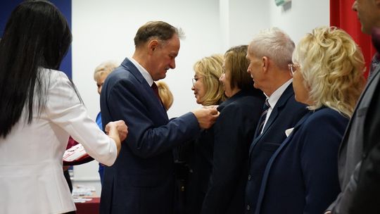 Zdjęcie z X Gali Honorowego Krwiodawstwa w Ciechanowie