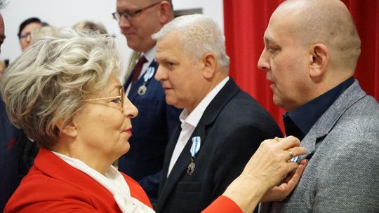 Zdjęcie z X Gali Honorowego Krwiodawstwa w Ciechanowie