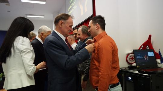 Zdjęcie z X Gali Honorowego Krwiodawstwa w Ciechanowie