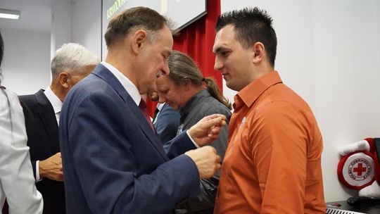 Zdjęcie z X Gali Honorowego Krwiodawstwa w Ciechanowie