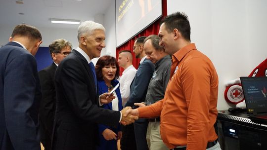 Zdjęcie z X Gali Honorowego Krwiodawstwa w Ciechanowie