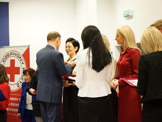 Zdjęcie z X Gali Honorowego Krwiodawstwa w Ciechanowie