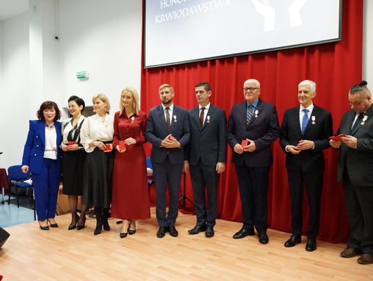 Zdjęcie z X Gali Honorowego Krwiodawstwa w Ciechanowie