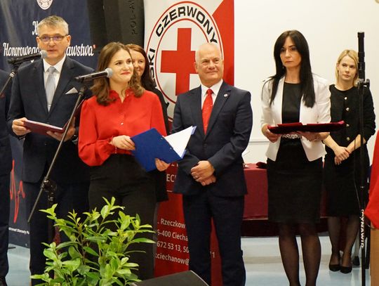 Zdjęcie z X Gali Honorowego Krwiodawstwa w Ciechanowie