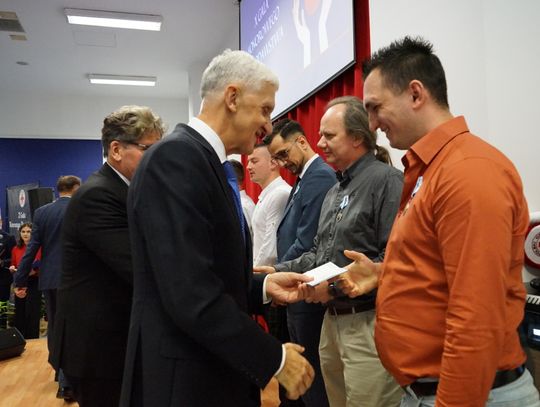 Zdjęcie z X Gali Honorowego Krwiodawstwa w Ciechanowie