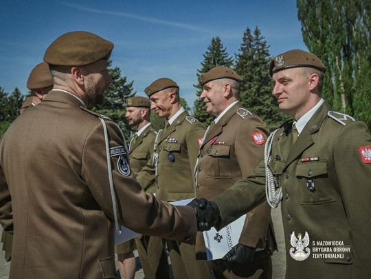 Uroczystość w 5 Mazowieckiej Brygadzie Obrony Terytorialnej