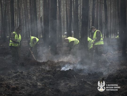 Wojskowa operacja przeciwpożarowa na Mazowszu