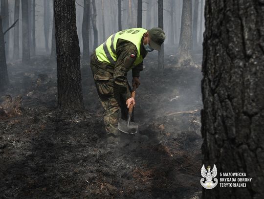 Wojskowa operacja przeciwpożarowa na Mazowszu