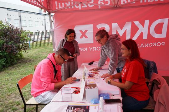 Piknik rodzinny za halą MOSiR w Ciechanowie