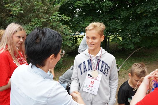 Piknik rodzinny za halą MOSiR w Ciechanowie