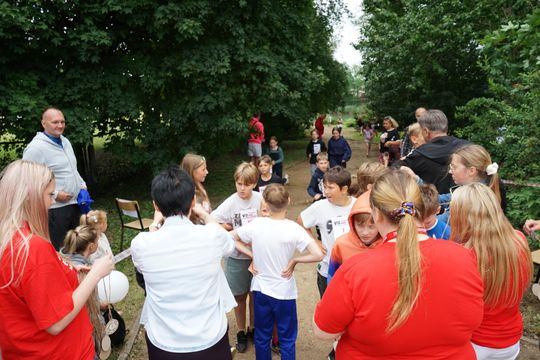 Piknik rodzinny za halą MOSiR w Ciechanowie