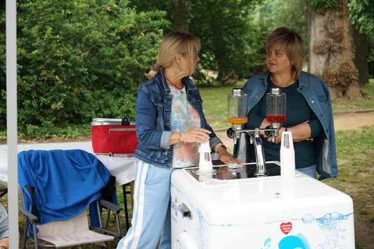 Piknik rodzinny za halą MOSiR w Ciechanowie