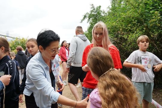 Piknik rodzinny za halą MOSiR w Ciechanowie