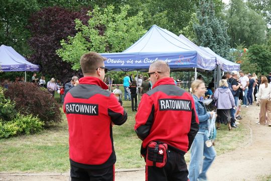 Piknik rodzinny za halą MOSiR w Ciechanowie