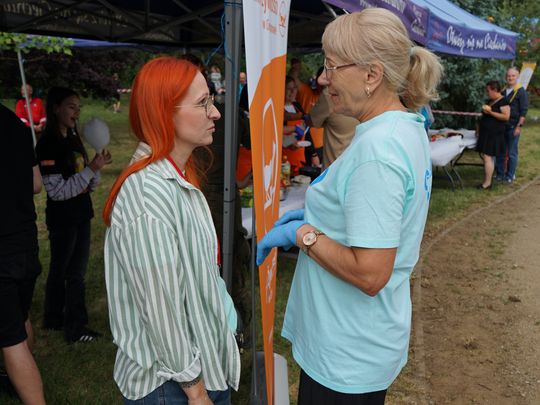 Piknik rodzinny za halą MOSiR w Ciechanowie