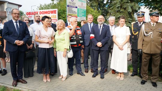 Uczestnicy obchodów 82. rocznicy Powstania Warszawskiego w Ciechanowie